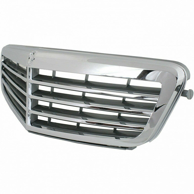 Grille Chrome Gray Without Amg Pkg With Elegance Pkg For Mercedes - MB1200145
