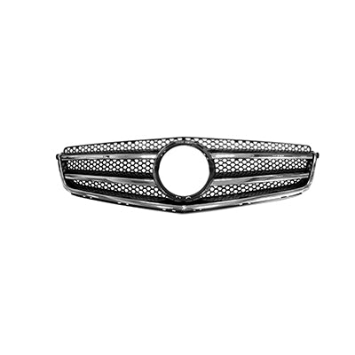 Grille Painted-Silver Gray With Chrome Mldg With Amg Pkg For Mercedes - MB1200158