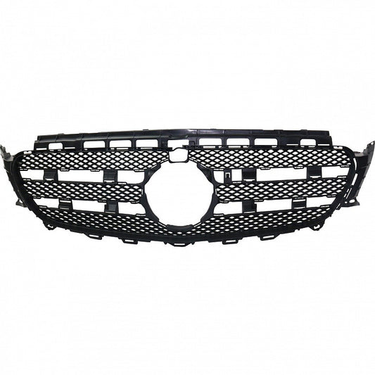 Grille Textured Black Finish With Camera Without Moldings/Emblem For Mercedes - MB1200189