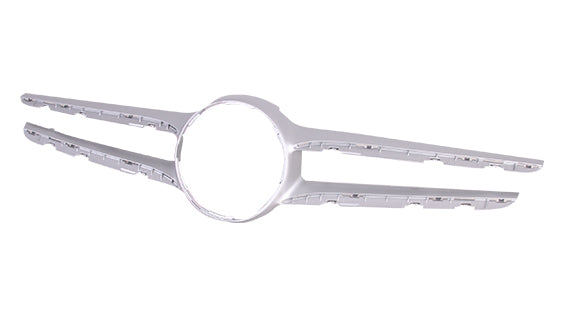 Grille Moulding Without Camera Hole With Moulding Hole Silver Gray For Mercedes - MB1210115