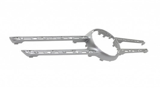 Grille Molding Front Silver With Camera For Mercedes - MB1210122