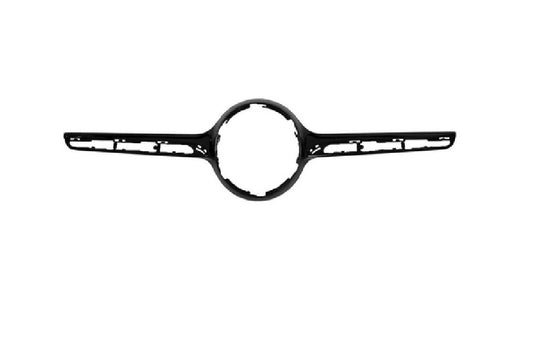 Grille Molding Front Center Black Single Bar Style With Camera For Mercedes - MB1210136
