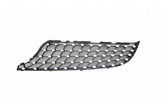 Grille Molding Passenger Side Lower Black With Chrome Diamonds Look/Radar/Surround View Camera/Amg Styling Pkg For Mercedes - MB1215109