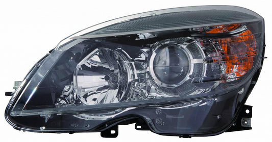 Head Lamp Driver Side Halogen Black Housing High Qualityreturn Restricted - Final Sale - No Warranty Coverage For Mercedes - MB2502185