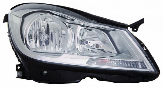Head Lamp Passenger Side Halogen Chrome Housing Sdn Without Cornering Lamp High Quality For Mercedes - mb2503187