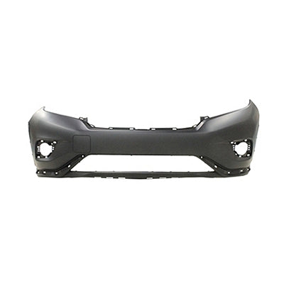 Bumper Front Primed With Textured Black Lower Capa For Nissan - NI1000305C