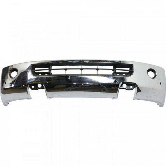 Bumper Face Bar Front Chrome With Fog Lamps For Nissan - NI1002147