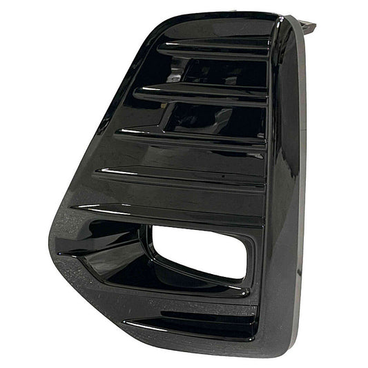 Fog Lamp Bezel Front Driver Side Ptd Gloss Black For Nissan - NI1038184
