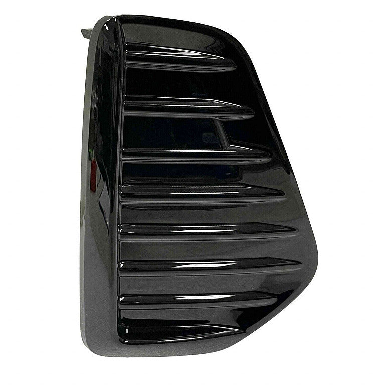 Fog Lamp Cover Front Passenger Side Ptd Gloss Black For Nissan - NI1039185