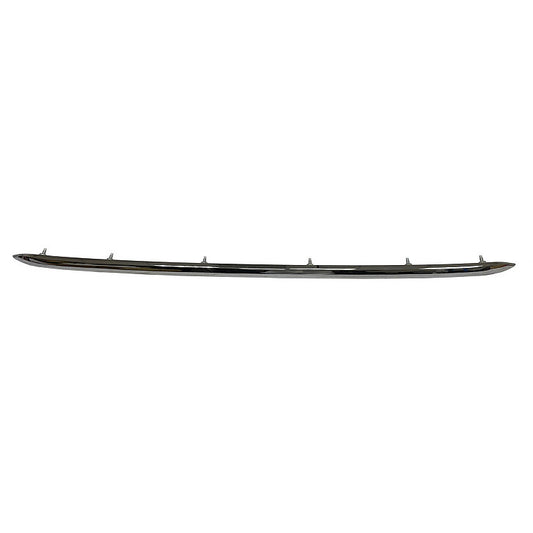 Bumper Molding Front Lower Smoked Chrome With Mounting Hardware For Nissan - NI1044123