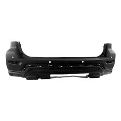 Bumper Rear Primed With Textured Lower With Sensor/Trailer Hitch Capa For Nissan - NI1100316C