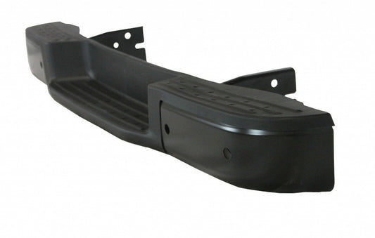 Bumper Step Face Bar Rear Black With Sensor Steel For Nissan - NI1102167