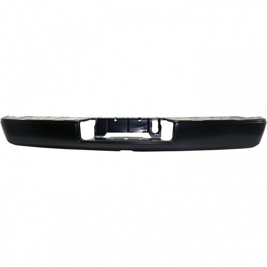 Bumper Rear Assy Black With Bar/Pad With Trailer Plug Cutout Without Park Assist Sensor Capa For Nissan - NI1103132C