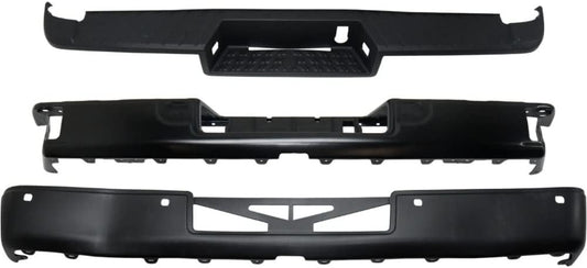 Bumper Rear Assy Primed Black Without Park Assist Sensor For Nissan - NI1103137