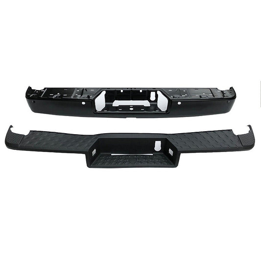 Bumper Rear Assy With Bar/Pad / Park Assist Sensor Without Trailer Plug Cutout For Nissan - NI1103138