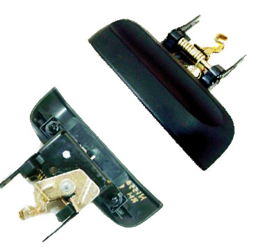 Door Handle Rear Driver Side Outer Black Ptm For Nissan - NI1520109