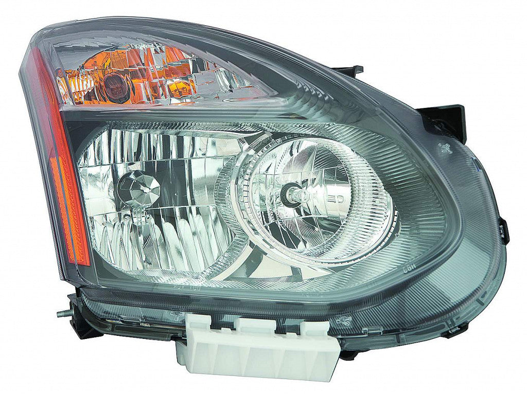 Head Lamp Passenger Side Halogen With Black Bezel Select Japan Built Capa For Nissan - NI2503231C