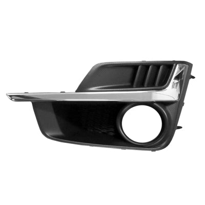Fog Lamp Bezel Front Driver Side With Chrome Moulding For Subaru - SU1038110