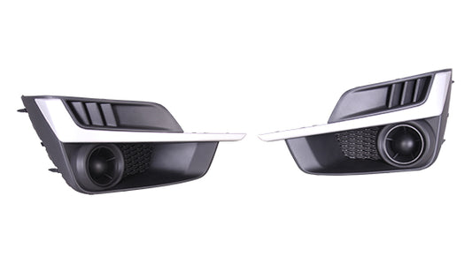 Fog Lamp Cover Front Driver Side With Painted Silver Moulding For Subaru - SU1038111