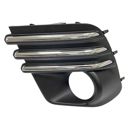 Fog Lamp Bezel Front Driver Side Black With Chrome /Round Halogen Fog Lamps Exclude Wilderness/Sprt For Subaru - SU1038132