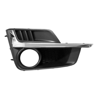Fog Lamp Bezel Front Passenger Side With Chrome Moulding For Subaru - SU1039110