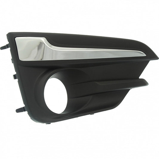 Fog Lamp Bezel Front Passenger Side With Chrome Moulding For Subaru - SU1039113