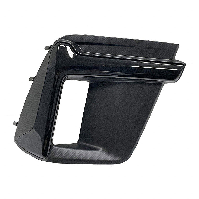 Fog Lamp Bezel Front Passenger Side Ptd Gloss Black Sprt Models With Vertical Led Fog Lamps For Subaru - SU1039130