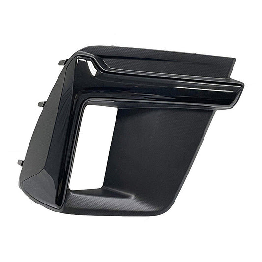 Fog Lamp Bezel Front Passenger Side Ptd Gloss Black Sprt Models With Vertical Led Fog Lamps For Subaru - SU1039130
