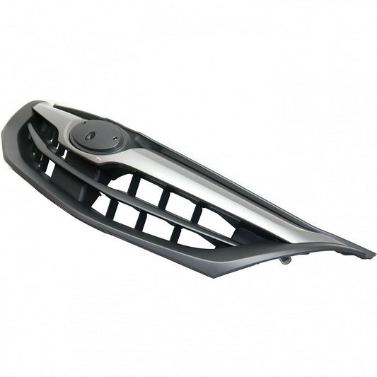 Grille Matte-Black With Moulding Silver Gray For Subaru - SU1200144