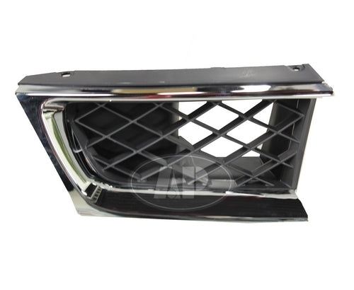 Grille Passenger Side Outer Matt-Black With Chrome Mldg (Impreza/Outback) For Subaru - SU1200147