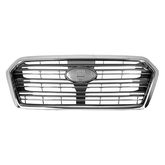 Grille Exclude Premier/Touring Models Without Camera Silver With Chrome Frontame For Subaru - SU1200182