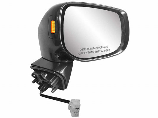 Door Mirror Passenger Side Power Htd Satin Chrome With Signal/Memory/Blind Spot For Subaru - SU1321173