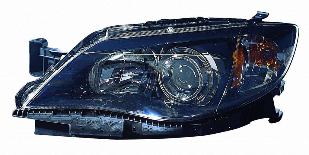 Head Lamp Driver Side Black Halogen High Quality For Subaru - su2502125
