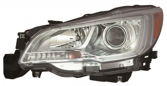 Head Lamp Passenger Side Halogen With Chrome Bezel 2.5I Model Capa For Subaru - SU2503151C