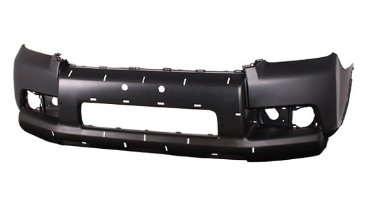 Bumper Front Black With Fog Lamp Hole With Moulding For Toyota - TO1000365B