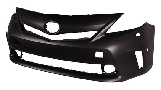 Bumper Front Primed With Sensor With Washer Hole Capa For Toyota - TO1000387C