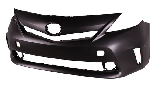 Bumper Front Primed With Sensor Without Washer Hole For Toyota - TO1000389