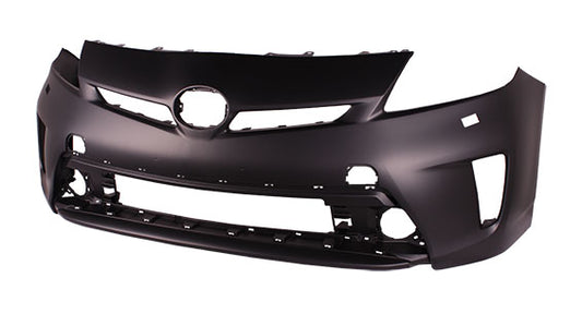 Bumper Front Primed With Washer Hole For Toyota - TO1000393