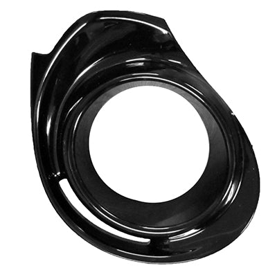 Fog Lamp Bezel Front Passenger Side Smooth Black For Toyota - TO1039194