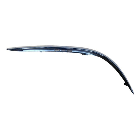 Bumper Molding Front Passenger Side Gloss Black For Toyota - TO1039260