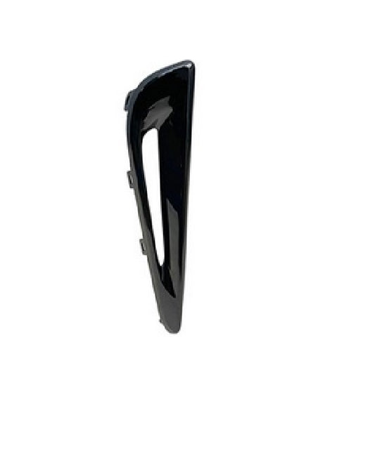 Bumper Molding Front Passenger Side Gloss Black Without Led Lamp For Toyota - TO1039261