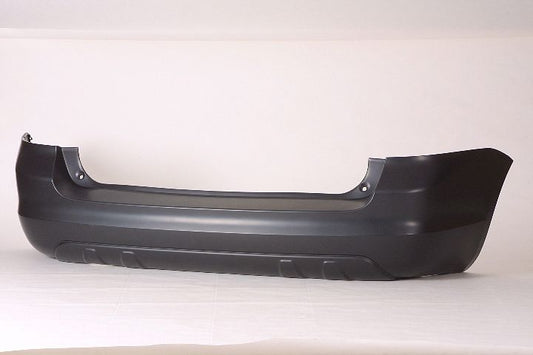 Bumper Rear Primed With Textured Lower Without Spoiler Hole Base Model For Toyota - TO1100207