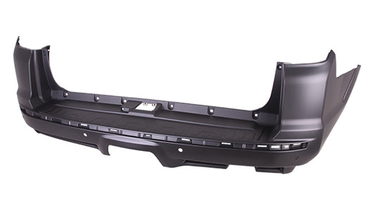 Bumper Rear Primed With Chrome Trim/Sensor Capa For Toyota - TO1100283C