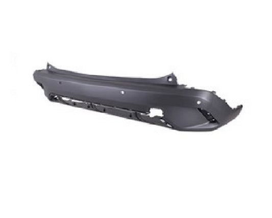 Bumper Rear Textured Dark Gray With Park Assist Sensor For Toyota - TO1100364
