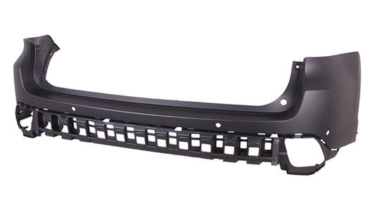 Bumper Rear Upper With Sensor Primed For Toyota - TO1114101