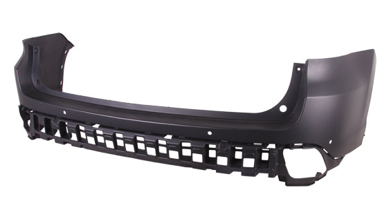 Bumper Rear Upper Primed With Sensor Use With Chrome Reflector Light Trim For Toyota - TO1114104