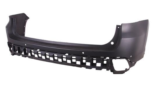 Bumper Rear Upper Primed With Sensor Use With Chrome Reflector Light Trim For Toyota - TO1114104