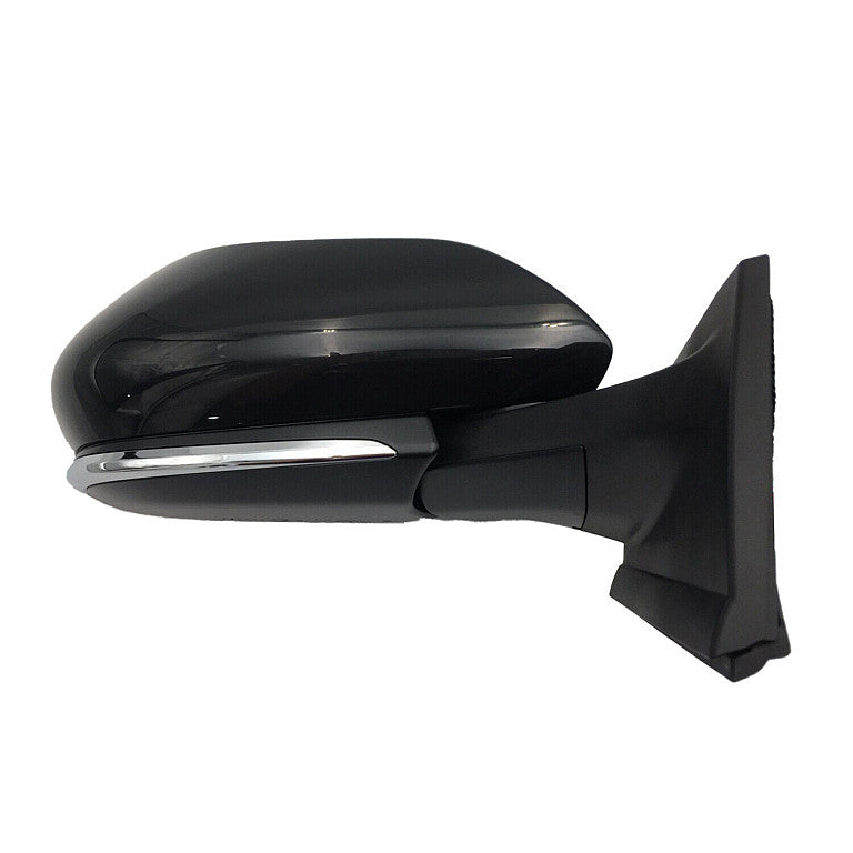 Door Mirror Passenger Side Power Ptm Gloss Black With Blind Spot For Toyota - TO1321428