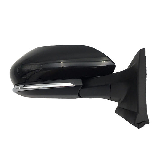 Door Mirror Passenger Side Power Ptm Gloss Black With Blind Spot For Toyota - TO1321428
