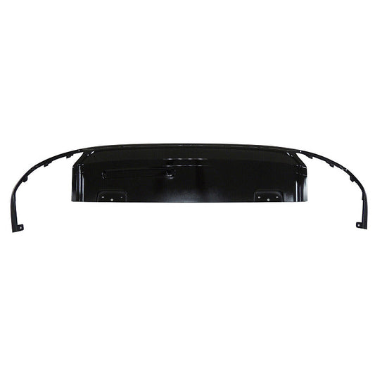 Valance Rear Lower Bright Black Finish Square Dual Exhaust Without Trailer Hitch For Volvo - VO1195112